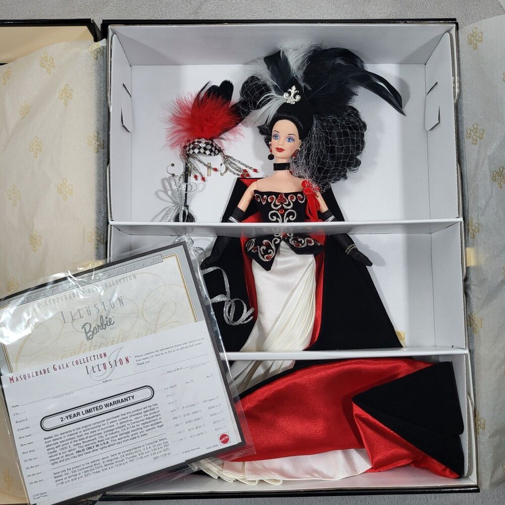 1997 Illusion Barbie Doll Masquerade Gala Collection Mattel 18123 Vintage NIB